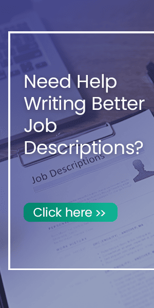 Do you need help re-writing your job descriptions?