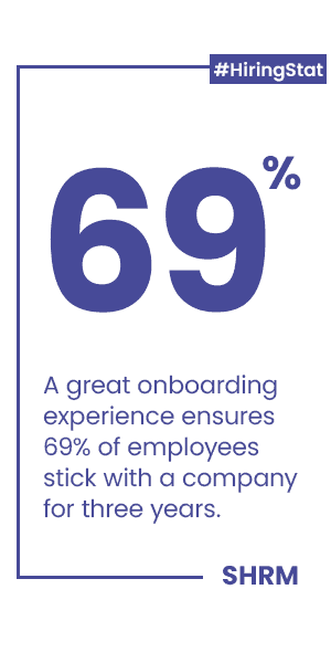 employee onboarding statistic by SmartSearch