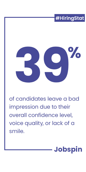 statistic for in-person interviews